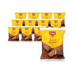 SET OM  12 x Chokladtäckta Snack wafers glutenfria 105 g