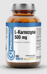 L-karnosin 500 mg, kosttillskott, glutenfri, 60 kapslar (Clean Label) – Pharmovit