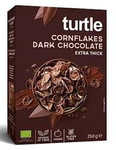 Glutenfria mörka cornflakes med chokladöverdrag BIO 250 g