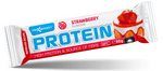 Jordgubbsproteinbar med vit coating, glutenfri 50 g – Maxsport