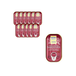 SET OM 12 x Portugisiska sardiner i kryddig tomatsås 120 g (78 g) - Bon Appetit