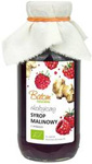 Hallon- och ingefärssirap BIO 330 ml