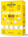 Mikrovågssalt popcorn glutenfritt BIO 3 x 90g - Biofactor
