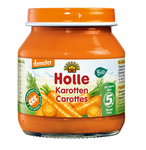 Glutenfri morotspuré från 5 månader Demeter BIO 125 g (burk) - Holle