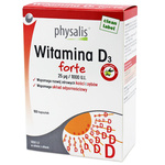 Vitamin D3 Forte kosttillskott 100 kapslar – Physalis
