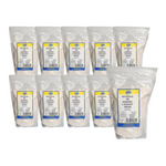 SET OM 10 x Naturligt Kłodawa grovt stensalt 1 kg