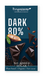 80 % glutenfri bitter choklad utan tillsatt socker bio 60 g - BENJAMISSIMO