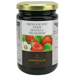 Ekologisk extra jordgubbssylt 360 g – Agrisicilia