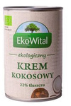 Kokosgrädde 22 % fett ( kokosmjölk ) BIO 400 ml