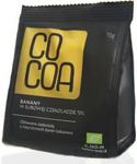 Bananer i choklad 70% BIO 70 g