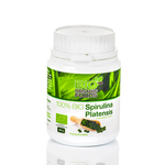 Spirulina platensis (250 mg) kosttillskott 1200 tabletter ekologisk – Bio Organic Foods