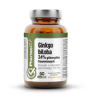 Ginkgo biloba kosttillskott 60 kapslar 19,98 g - Pharmovit (Clean Label)