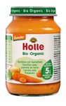 Holle Ekologisk Morot & potatis, glutenfri, utan tillsatt socker, 190 g