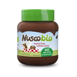 Hasselnöts- och kakaokräm bio 400 g - NUSCOBIO