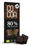 Mörk choklad 80 % Ekologisk 40 g – Cocoa