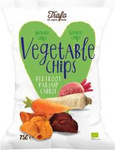 Glutenfria rostade grönsakschips BIO 75 g