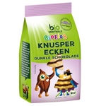 Glutenfria pyramidformade majschips med mörk choklad för barn bio 60 g - BIO ZENTRALE (BIOKIDS)