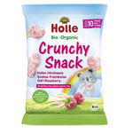 Ekologiska glutenfria majs- och havrepuffar med hallon och banan utan tillsatt socker 30 g – Holle