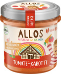 Glutenfri grönsakspasta med tomater och morötter bio 140 g - Allos