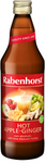 Värmande vinterdryck äpple - ingefära - lindhonung ekologisk 750 ml – Rabenhorst