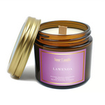 Doftljus i sojavax med träveke, Lavendel 120 ml – Your Candle
