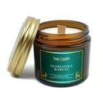 Sojadoftljus med träveke Mormors äppelpaj 120ml - Your Candle