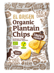 Ekologiska glutenfria plantainchips med tryffelsmak 80 g – El Origen