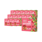 SET OM 14 x Mini cashewnötter i form av hallontårta 102 g - Dobra Kaloria