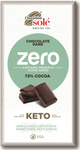 Mörk choklad 72 % kakao utan tillsatt socker med stevia keto 100 g – Chocolates Sole