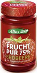 Jordgubbsmousse (75 % frukt) BIO 250 g