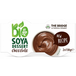 Sojadessert med chokladsmak glutenfri Ekologisk (2 x 130 g) 260 g – The Bridge