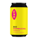 Kombucha svart te med hibiskus glutenfri bio 330 ml - Forever Young Kombucha