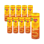 SET OM 10 x Curvies glutenfria paprikachips 170 g
