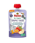 Tropisk Ekologisk Puré Tiger (äpple-mango-passion) utan tillsatt socker BIO 100 g – Holle