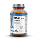 Vitamin B12 kosttillskott, 60 kapslar, Clean Label, 17,4 g – Pharmovit