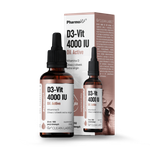 Vitamin D3-droppar 100 mcg (4000 iu) glutenfritt kosttillskott 30 ml - Pharmovit