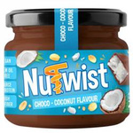 Jordnötssmör med choklad-kolasmak och bitar av rostade jordnötter 250 g – Nutwist