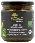 Ekologisk grön skivad inlagd jalapeñopeppar 350 g (130 g) – Campomar nature