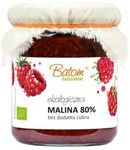 Hallon 80 % utan socker Ekologisk 260 g – Batom