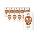 SET OM 10 x Mjölkchoklad utan tillsatt socker saltad karamell med stevia KETO 100 g