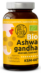 Ashwagandha-extrakt bio (300 mg) kosttillskott 120 tabletter - DIET-FOOD