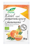 Kissel med apelsinsmak och bananer - sockerfri BIO 38 g - Bio Planet