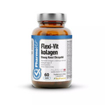 Kapslar för stöd för leder, ben och brosk Flexi-Vit Kollagen kosttillskott 60 kapslar 50,7 g - Pharmovit (ren etikett)