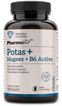 Kalium + Magnesium + Vitamin B6 Aktivt kosttillskott 120 kapslar - Pharmovit