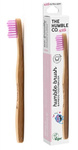 Barntandborste, bambu ultramjuk rosa 14,5 cm – The Humble