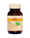 Tulsi-extrakt 60 kapslar andningsvägar och immunförsvar - Sattva