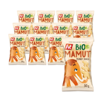 SET OM 12 x Glutenfria majschips BIO med jordnötssmak 50 g Bio Mamut