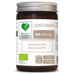 Ekologisk Lion’s Mane-extrakt (Hericium erinaceus) 500 mg, 50 kapslar – Be Organic