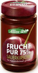 Körsbärsmousse (75 % frukt) BIO 250 g