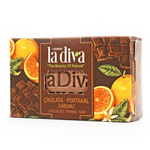 Tvål med choklad och apelsin 100 g - La Diva